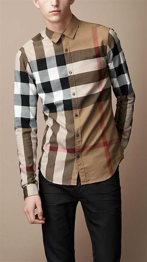 burberry t shirt outfit|black burberry shirt for men.